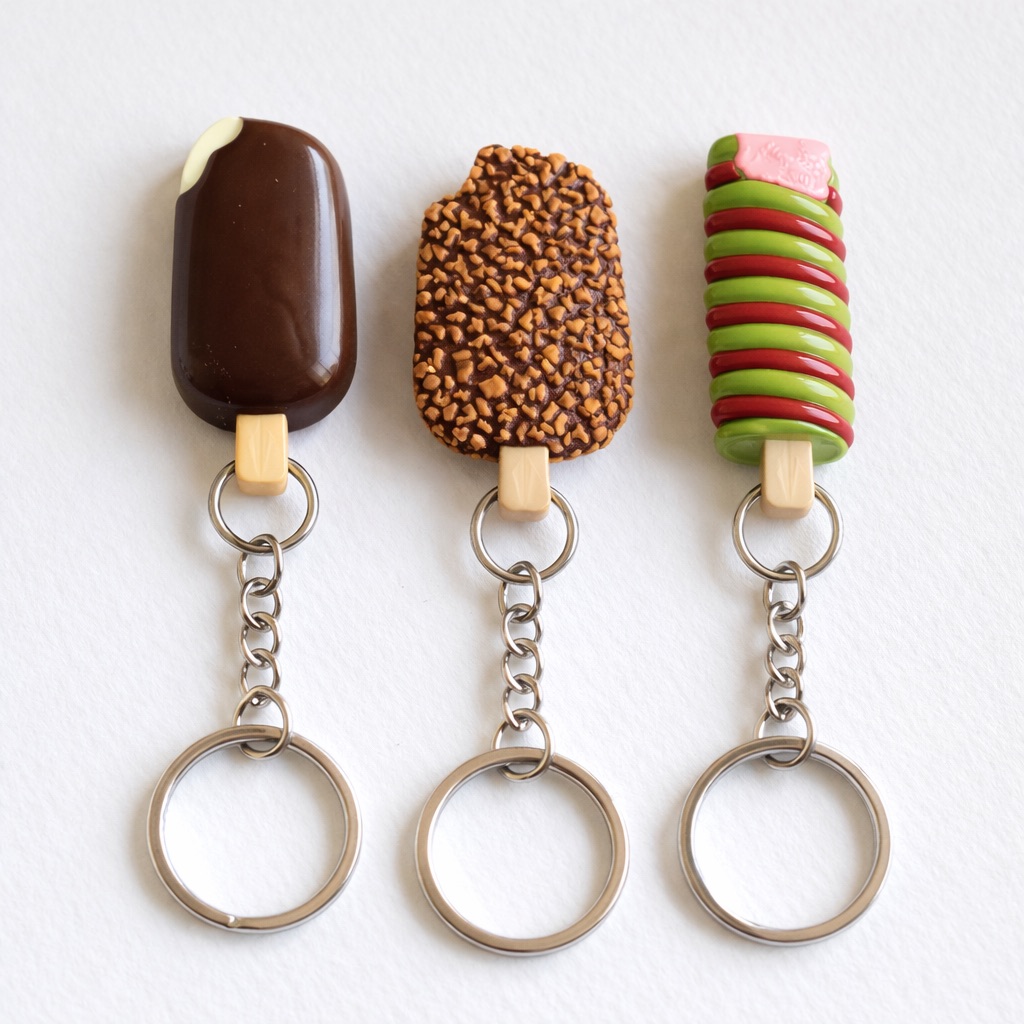 Streets Ice Cream resin keychains — Magnum GWP